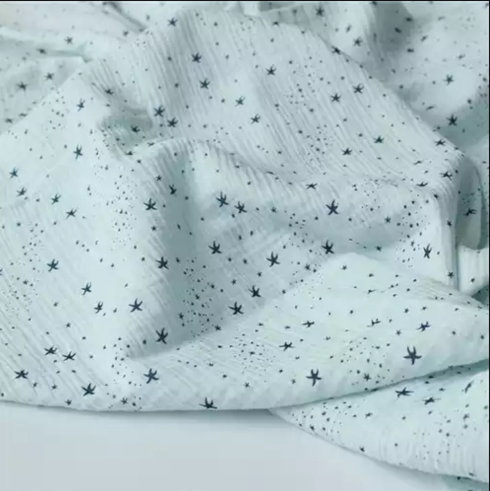 COPY - Soft Double Gauze Cotton crepe fabric
